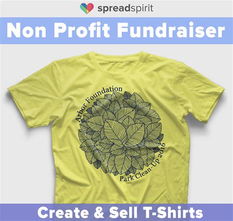 T-shirt fundraiser idea for non-profits