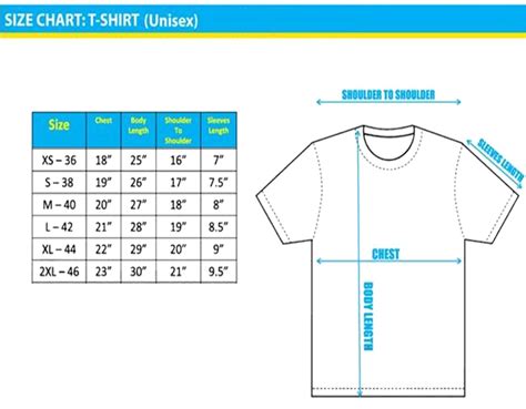 T-Shirt Measurements