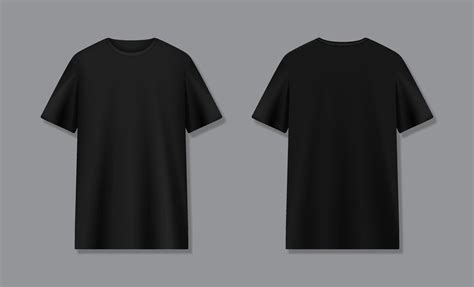 T-Shirt Mockup Template Front and Back Design