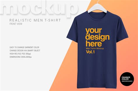 T Shirt Mockup Template Modern