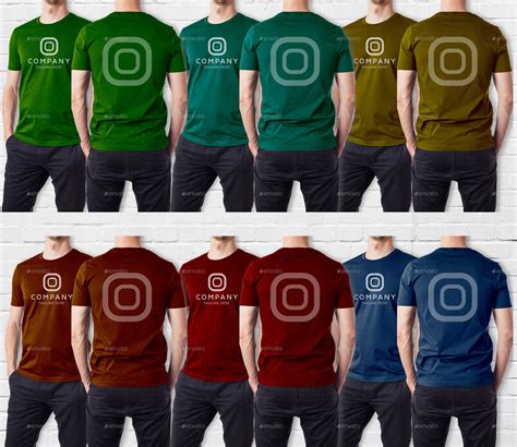 T-Shirt Mockup Template Textures