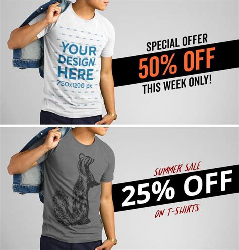 T-Shirt Promo Video Template Examples