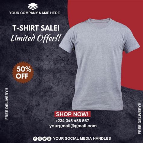 T-Shirt Sale Templates