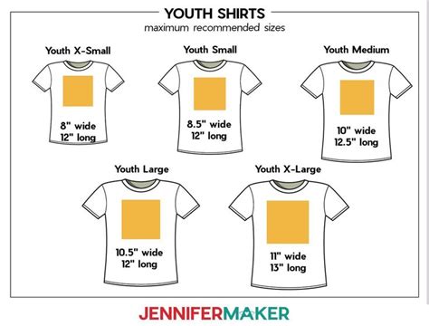 T-Shirt Sizing Made Easy Template