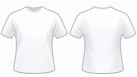 T-shirt template PNG with download design