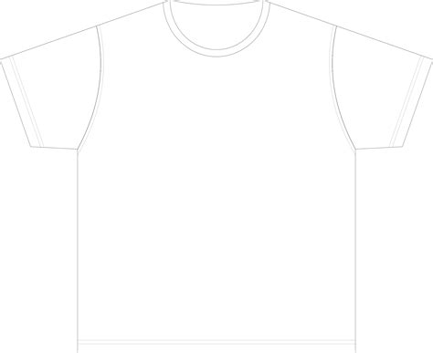 T-shirt template PNG with print design