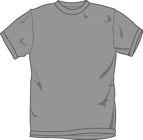 T-shirt template PNG with vector design