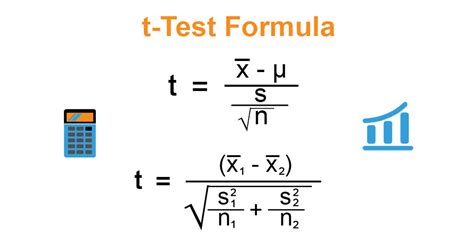 T-test formula