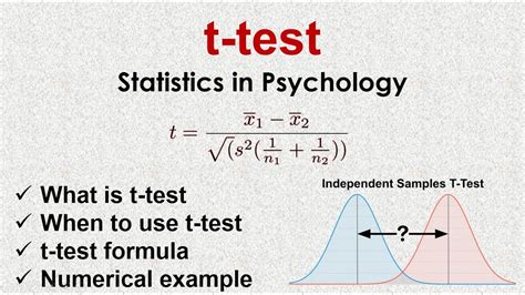 T-test statistics