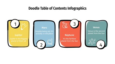 Table of contents template Google Slides