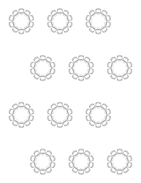 Table Plan Template Layout