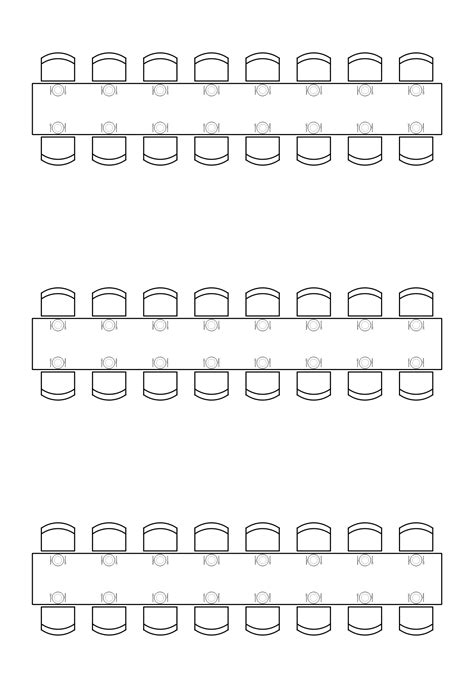 Table Plan Template Word