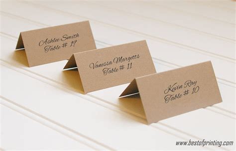 Table Tent Name Card Design 8