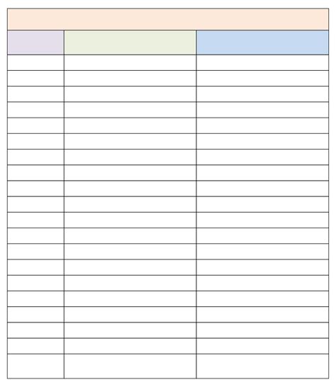 Table with List Columns