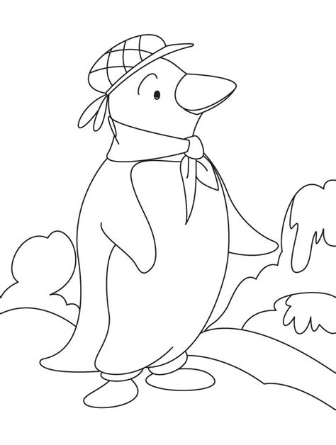 Tacky the Penguin Coloring Pages for Kids