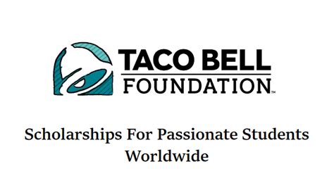 Taco Bell Scholarships