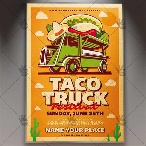 Taco Party Flyer Template 8