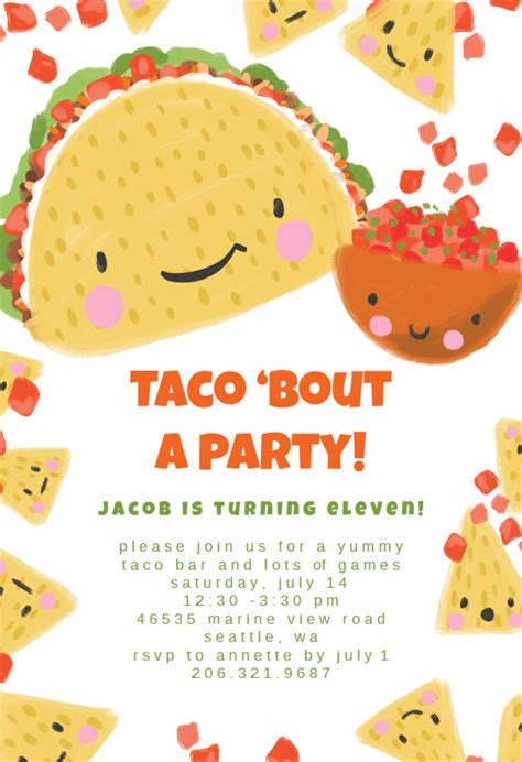 Free taco party templates