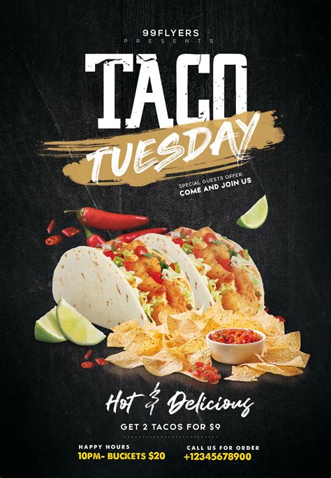 Taco Tuesday Flyer Templates