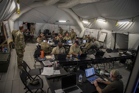 Tactical Operations Center Monitoring the Mission