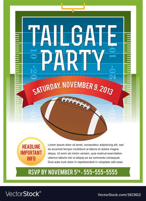 Tailgating Game Day Flyer