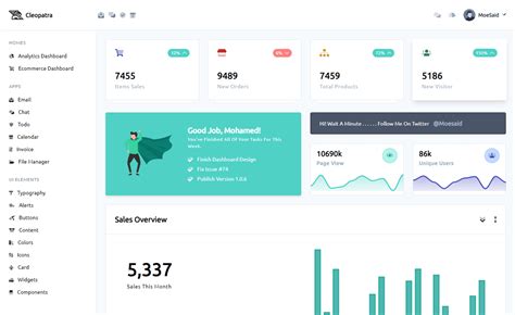 Tailwind CSS Dashboard 1