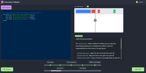 Tailwind CSS Interactive Elements