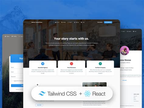 Tailwind CSS Templates for Web Developers