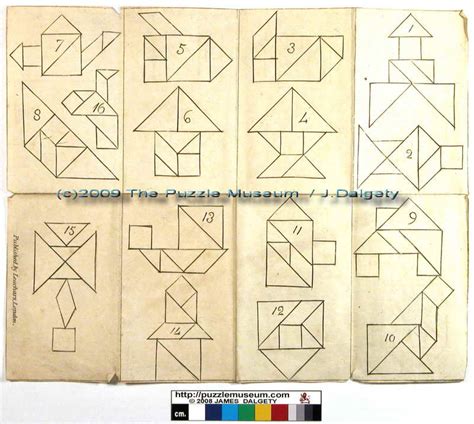 Ancient Chinese Tangram illustration