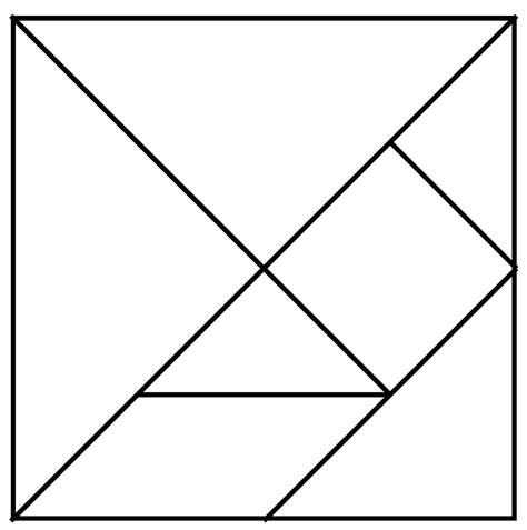 Tangram printables for kids and adults