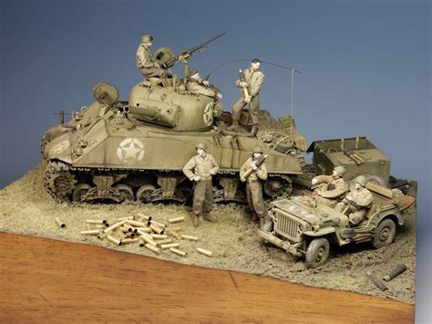 Tank diorama and display