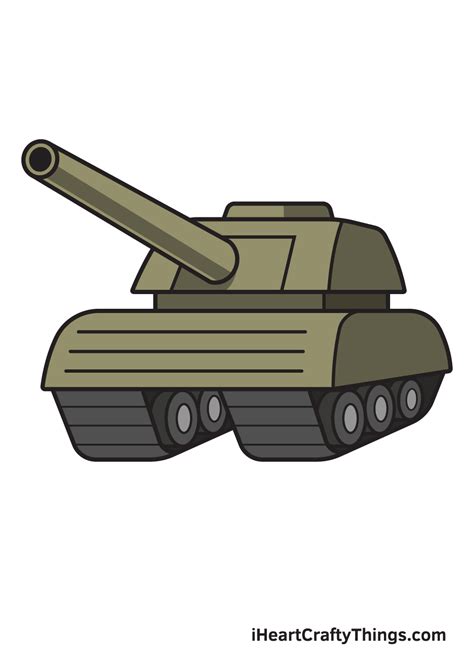 Tank drawing steps