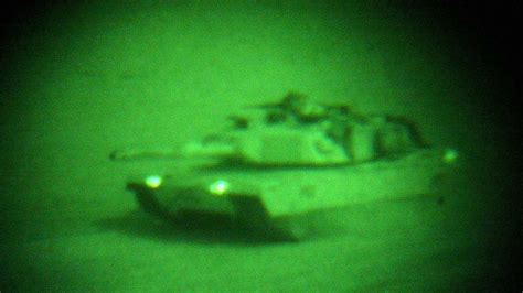 Tank with night vision