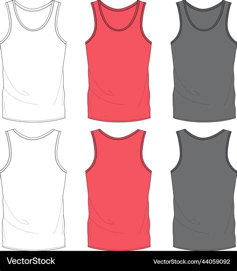 Customizable Tank Top Design Template