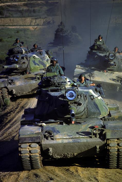 Canadian soldiers conducting a tank training exercise