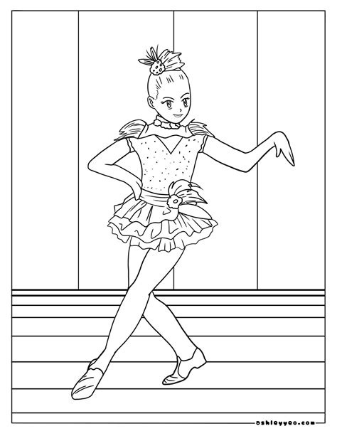 Tap Dancer Coloring Page