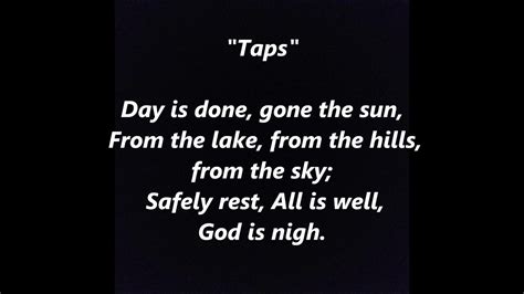 Taps Lyrics