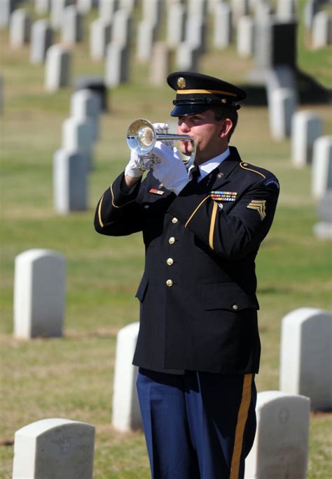 Taps Song at Military Funeral