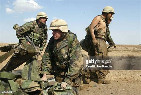 Marines from Task Force Tarawa in Nasiriyah