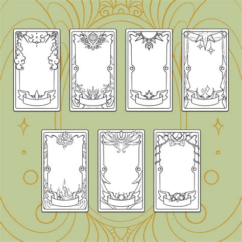 Tarot Card Template Download