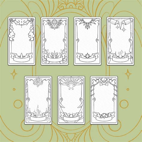 Tarot Card Template Exercise