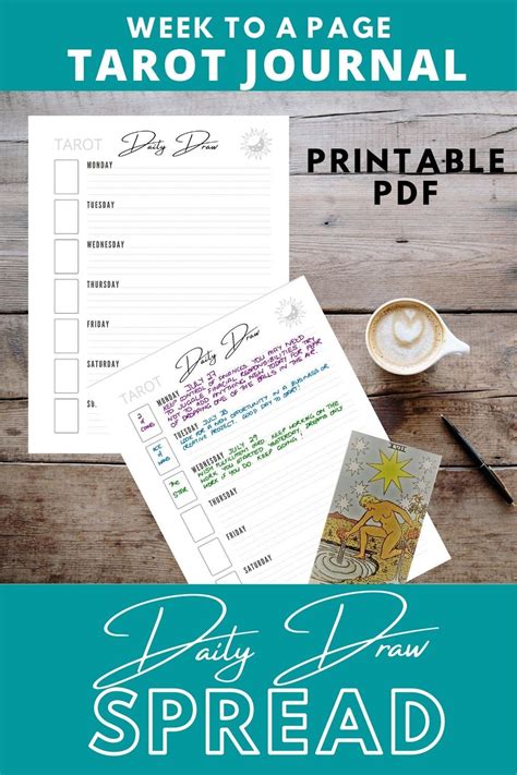 Tarot Journal Printables