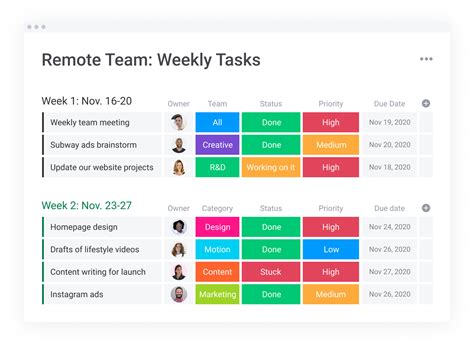 Task Management Template 3