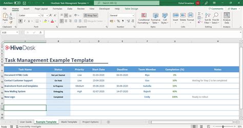 Task Management Template