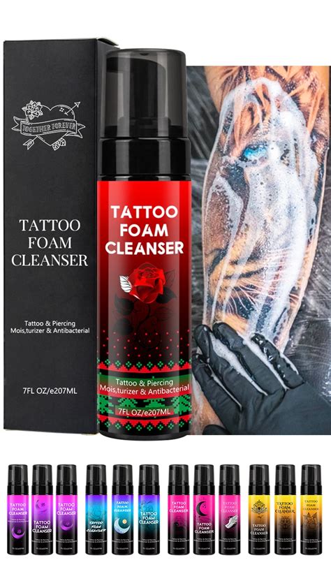 Tattoo aftercare cleansers