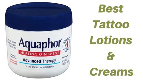 Tattoo aftercare creams