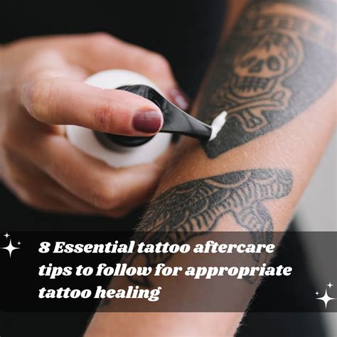 Tattoo aftercare healing