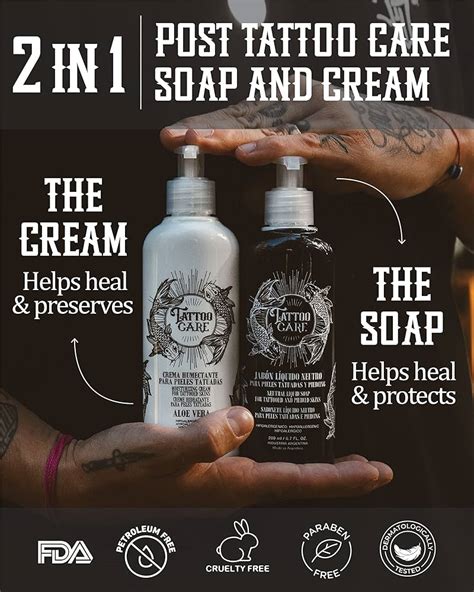 Tattoo aftercare soaps