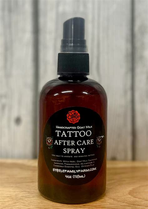 Tattoo aftercare sprays