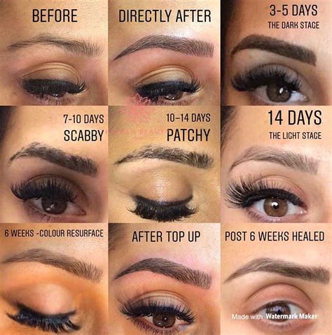 Aftercare for tattoo brow